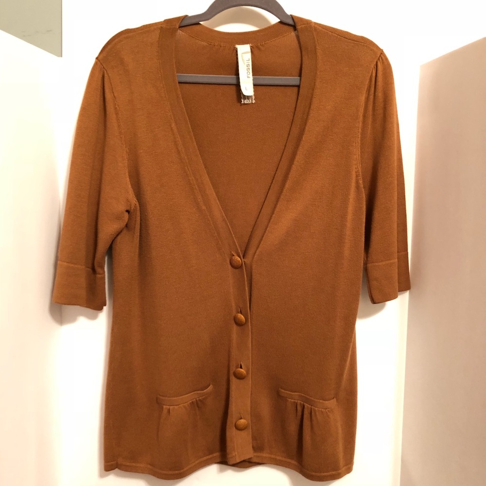 Fossil Gold Cardigan *Discontinued*